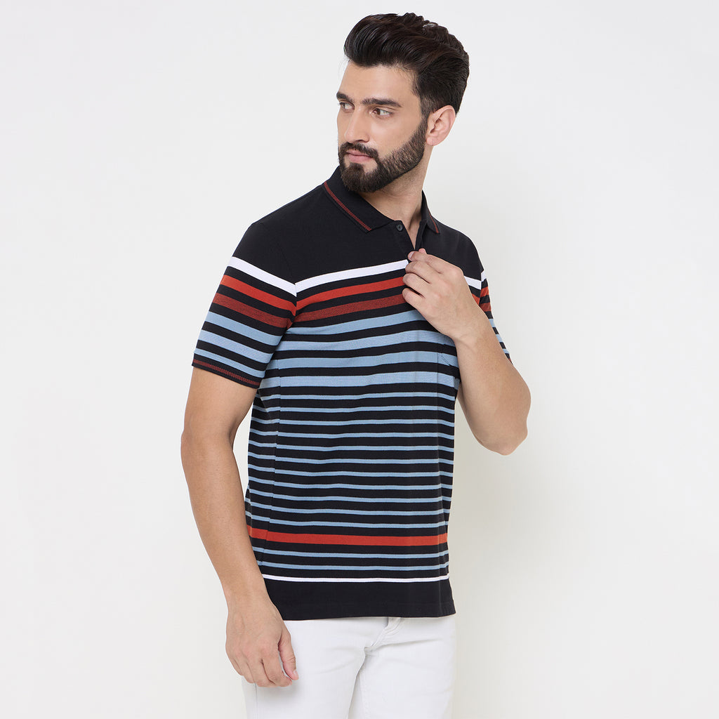 Duke Urban Men Half Sleeve Cotton Tshirt (LF7182)