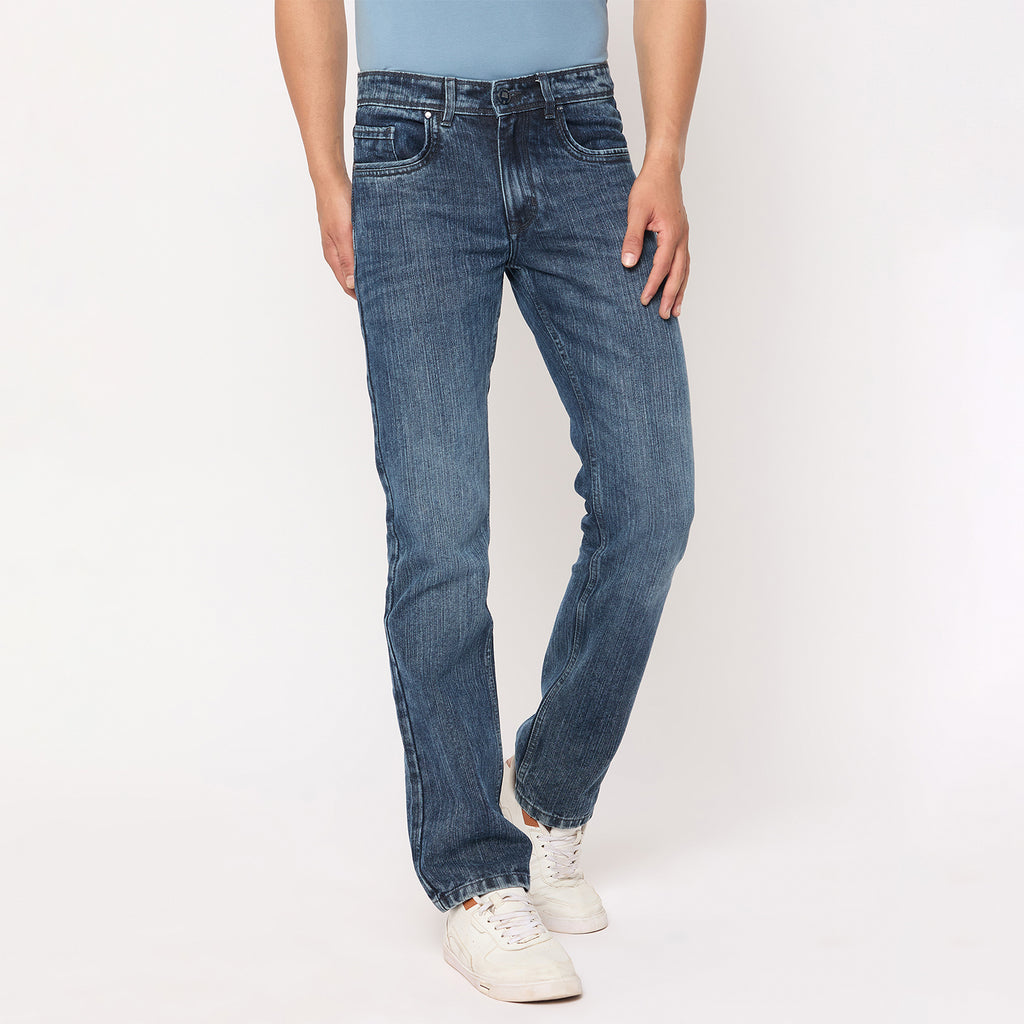Duke Urban Men Straight Fit Stretchable Jeans (SDD5718)