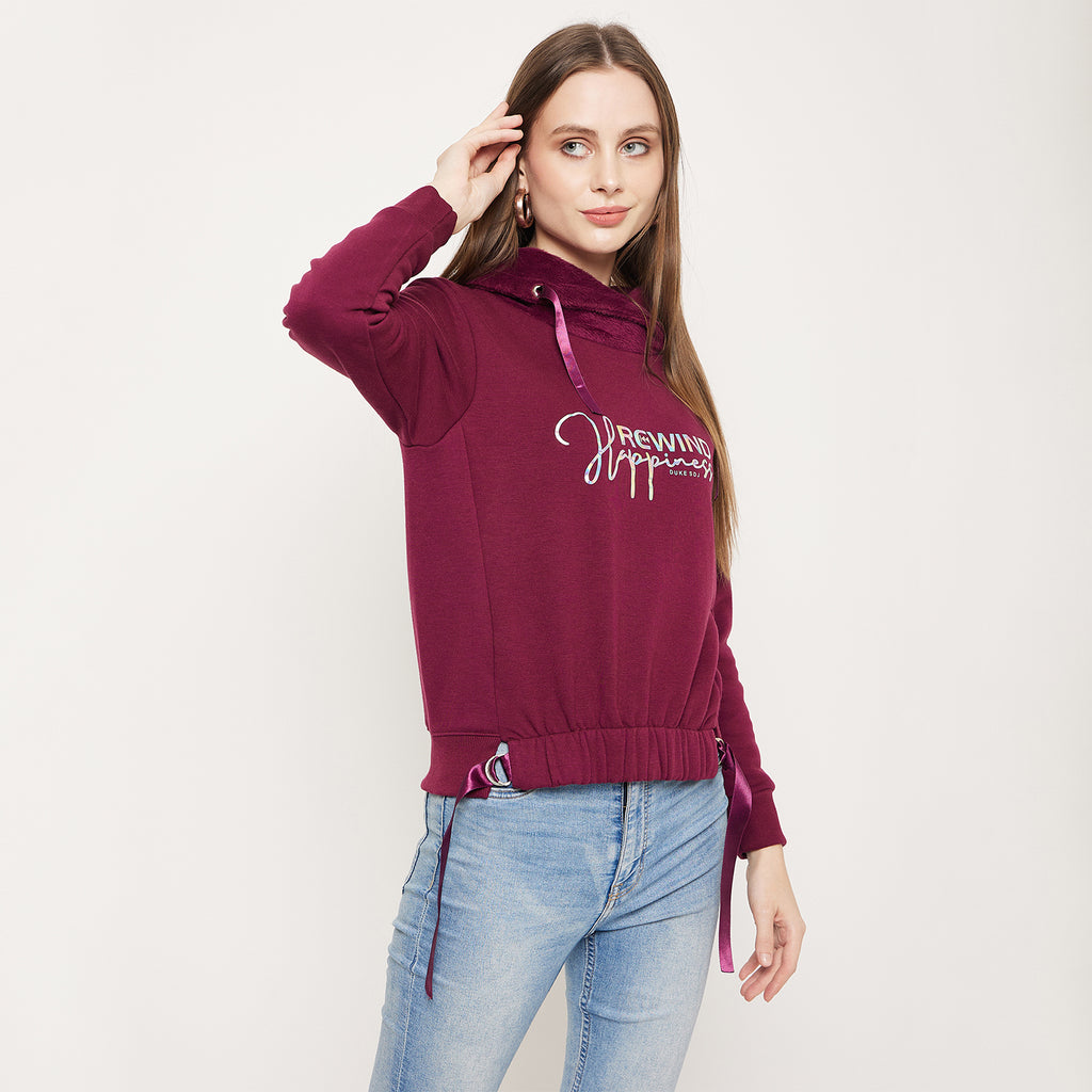 Duke Urban Women Cowl Neck Sweatshirt (LFX883)