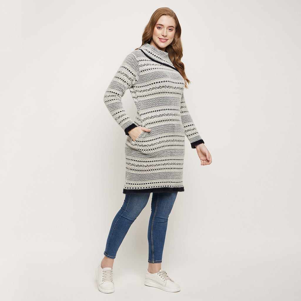 Duke Urban Women Full Sleeve Long Sweater (SDS962)