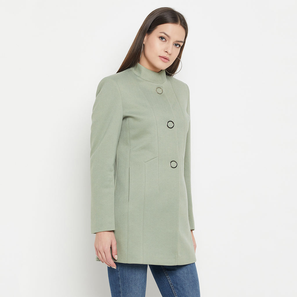 Duke Urban Women Full Sleeve Long Coat (SDZ4107)