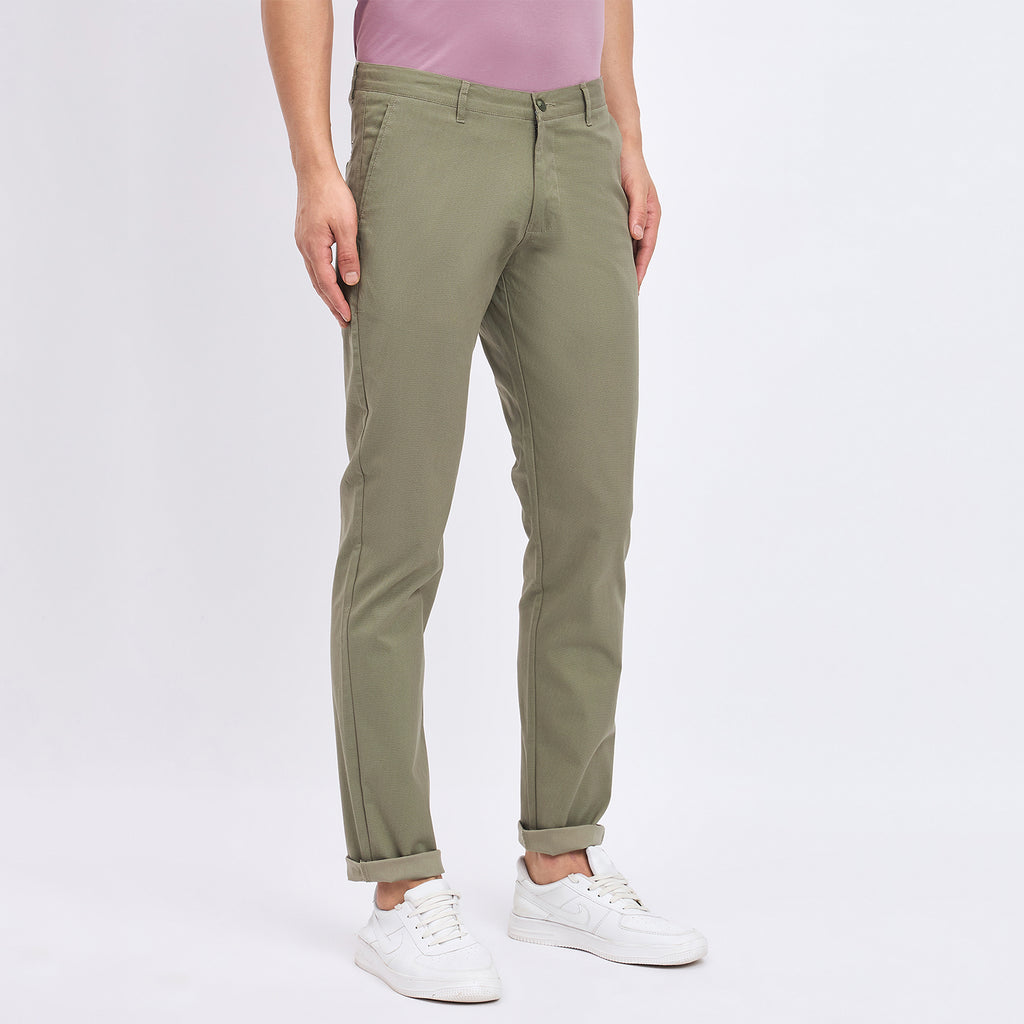 Duke Urban Men Flatfront Narrowfit Chinos Trousers (SDT4593)