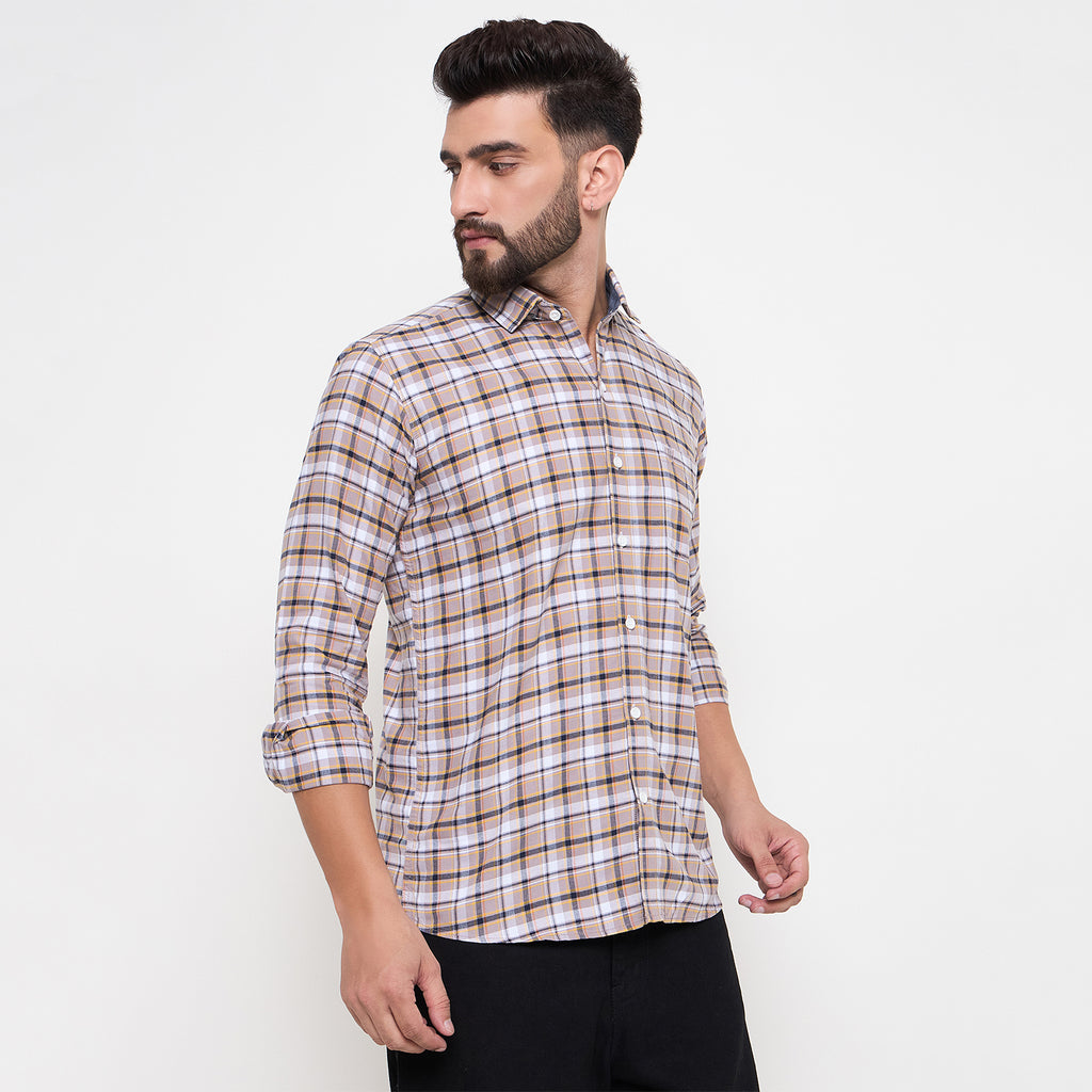 Duke Urban Men Full Sleeve Cotton Shirt (SDO8CKI)