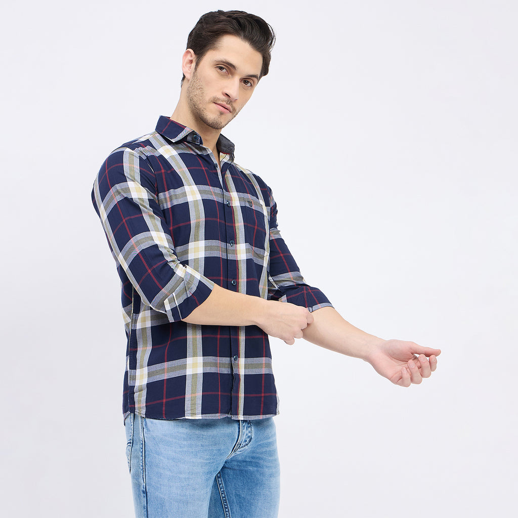 Duke Urban Men Full Sleeve Cotton Shirt (SDO8CKAP)