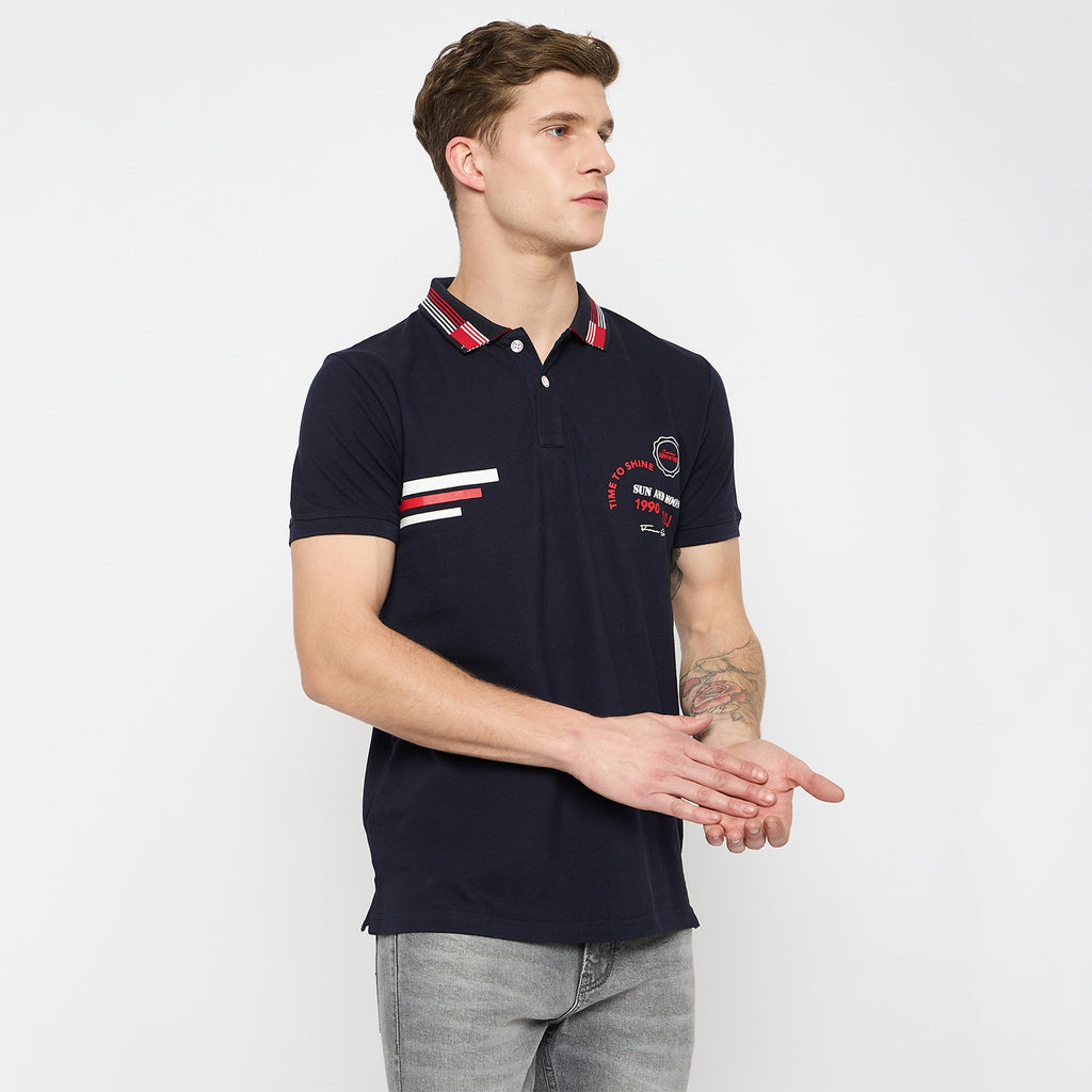 Duke Urban Men Half Sleeve Cotton T-shirt (LF5896)