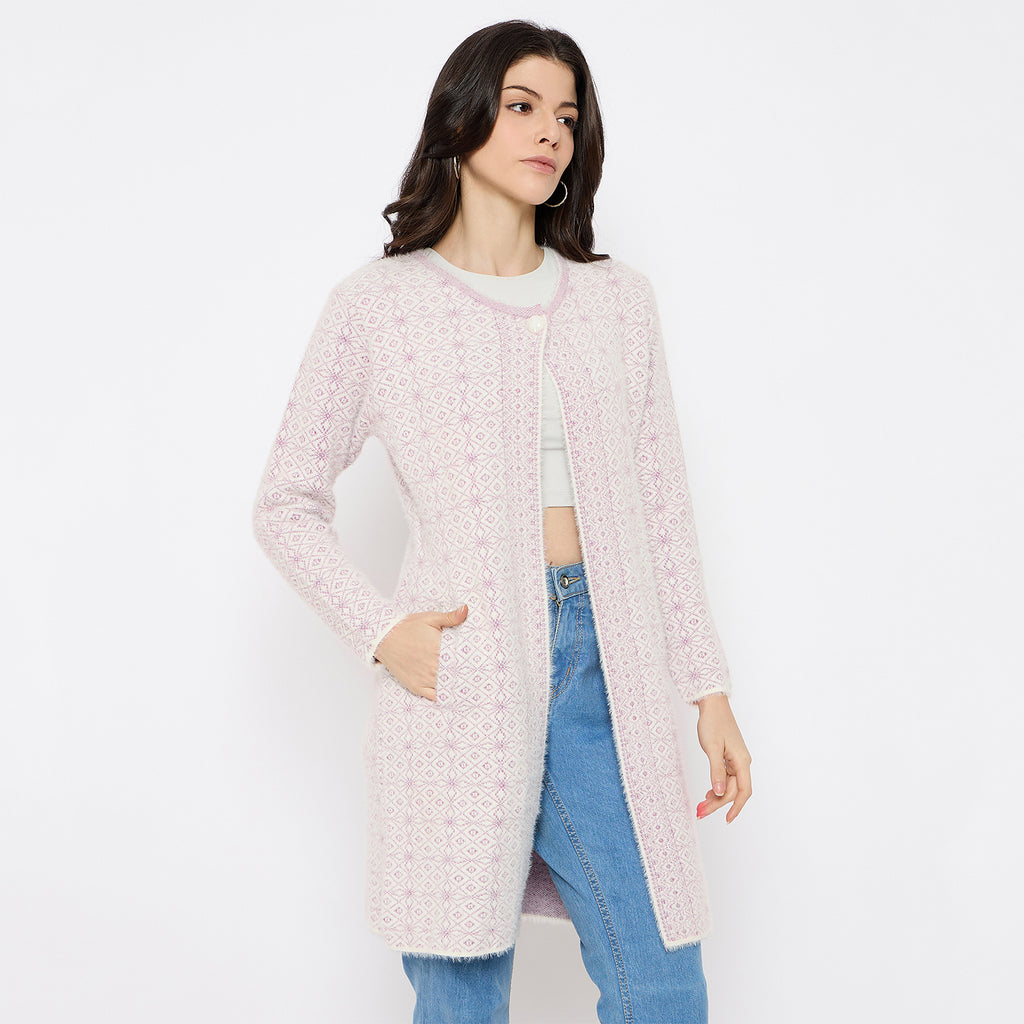 Duke Urban Women Full Sleeve Long Shrug (SDS1222)