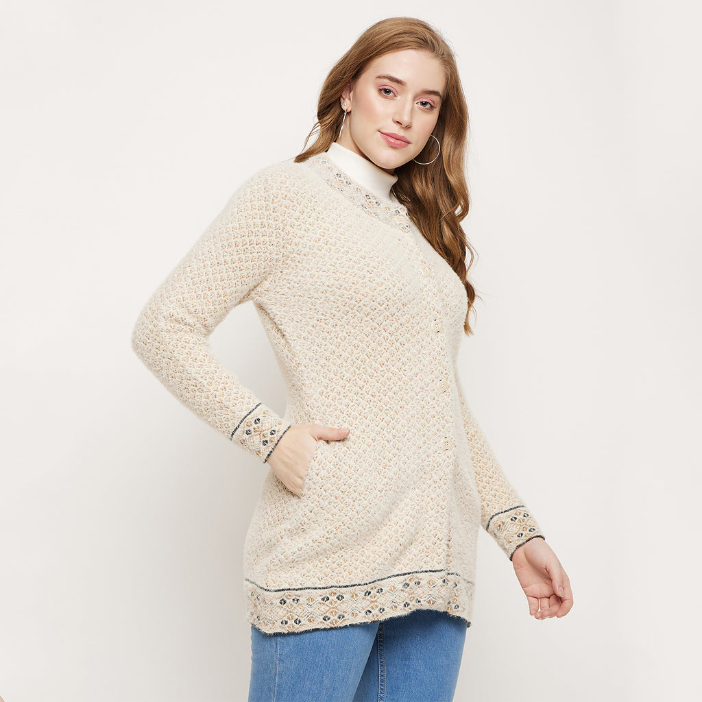 Duke Urban Women Full Sleeve Cardigan (SDS9653)