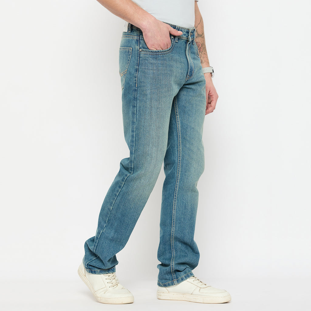 Duke Urban Men Straight Fit Stretchable Jeans (SDD5718)