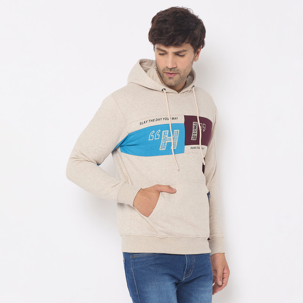Duke Urban Men Color Block Sweatshirt (LF6277)