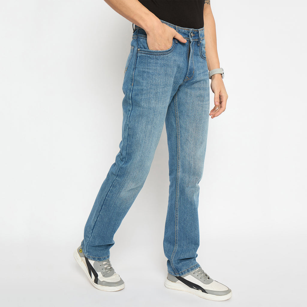 Duke Urban Men Straight Fit Stretchable Jeans (SDD5718)