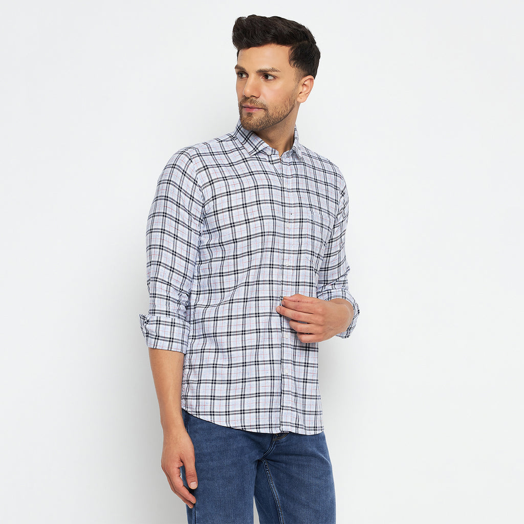 Duke Urban Men Full Sleeve Cotton Shirts (SDO8CKLB)