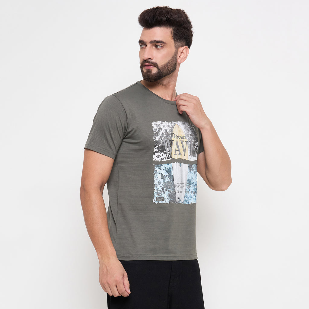 Duke Urban Men Half Sleeve Cotton Tshirt (LF7225)