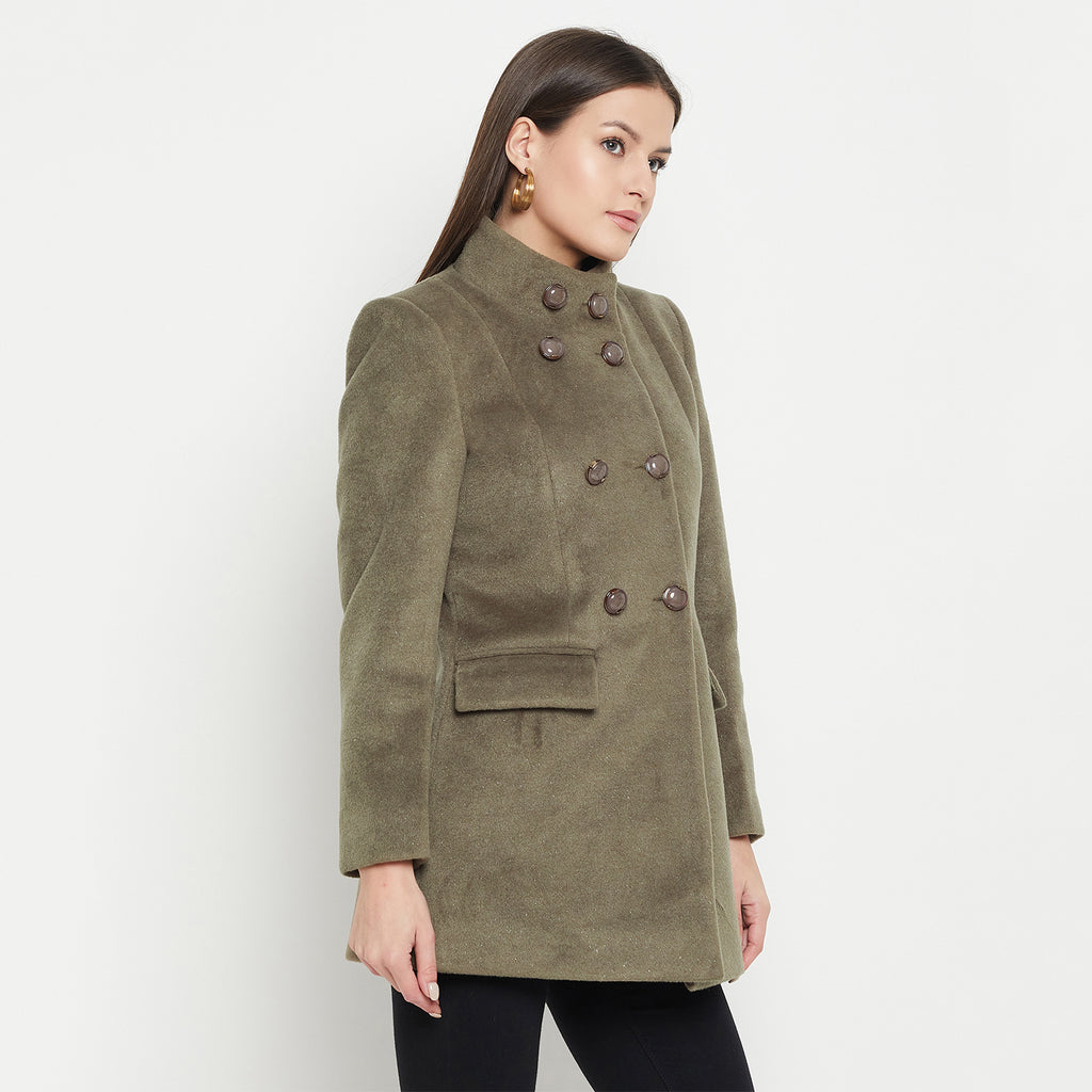 Duke Urban Women Full Sleeve Long Coat (SDZ4105)