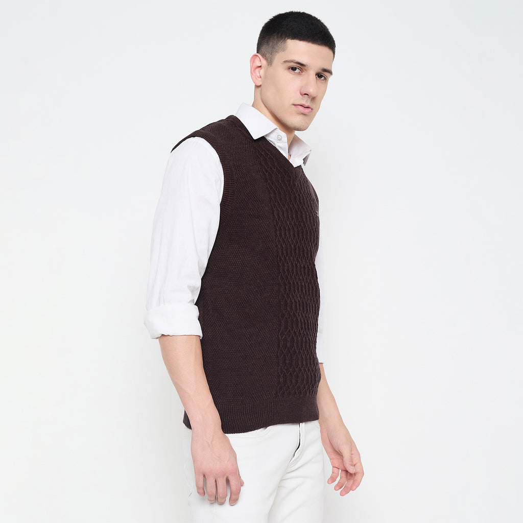 Duke Urban Men Sleeveless V Neck Sweater (SDS2234)