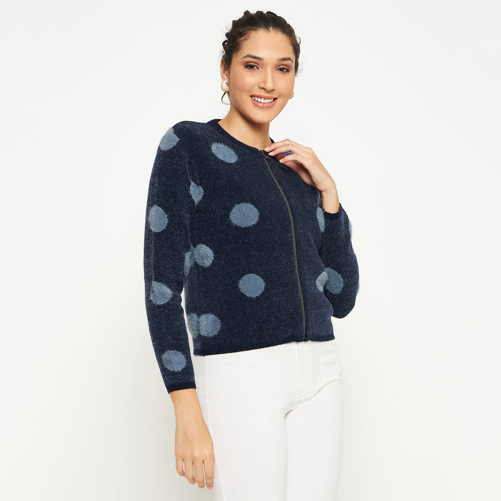 Duke Urban Women Full Sleeve Zipper Cardigan (SDS1005R)