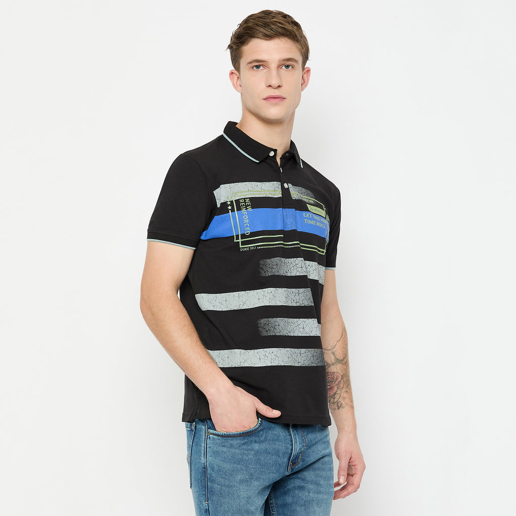 Duke Urban Men Half Sleeve Cotton Tshirt (LF5856)