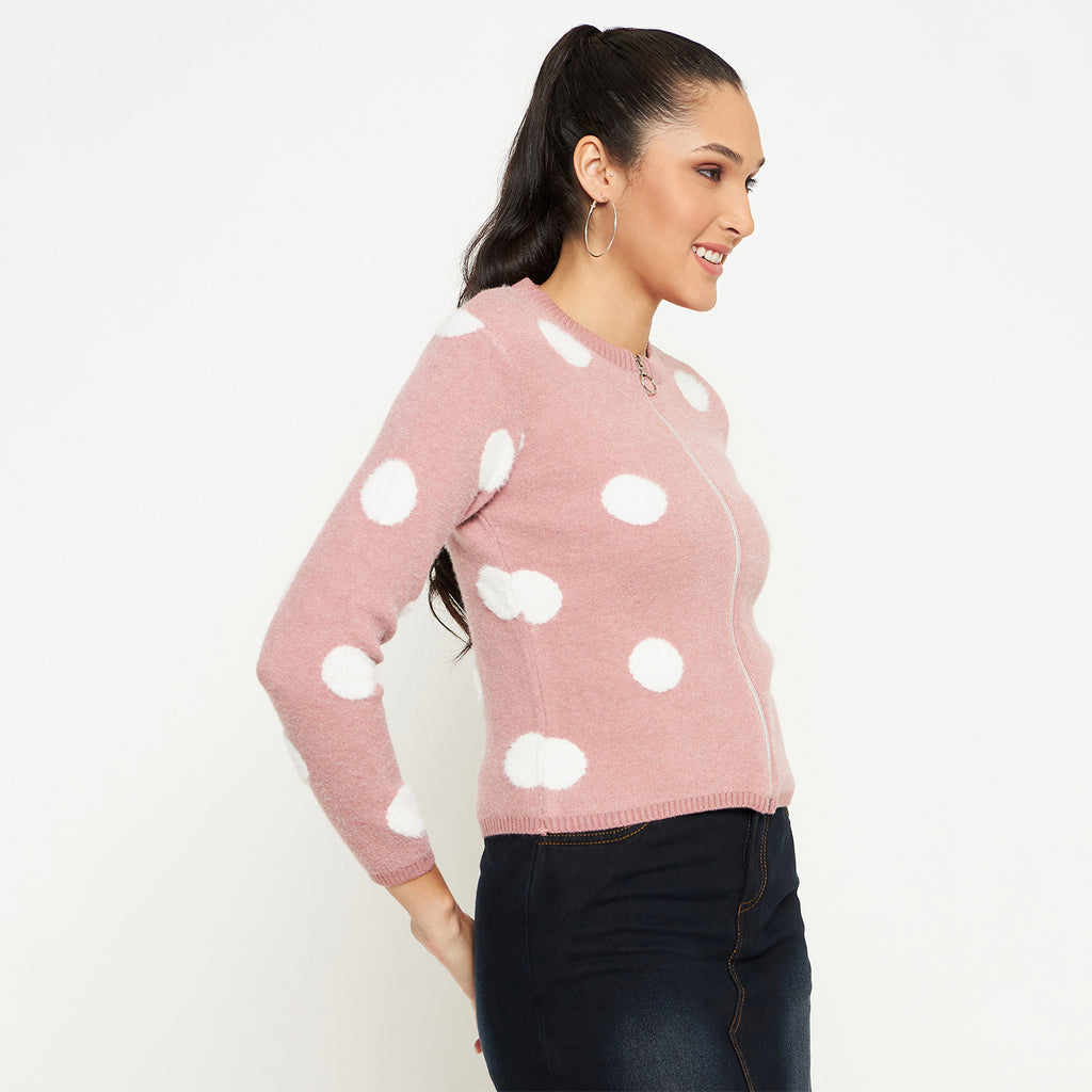 Duke Urban Women Full Sleeve Zipper Cardigan (SDS1005R)