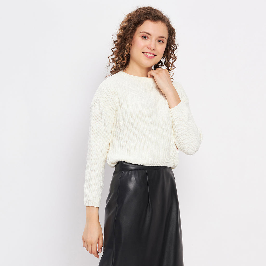 Duke Urban Women Full Sleeve Woven Sweater (LQS9655)