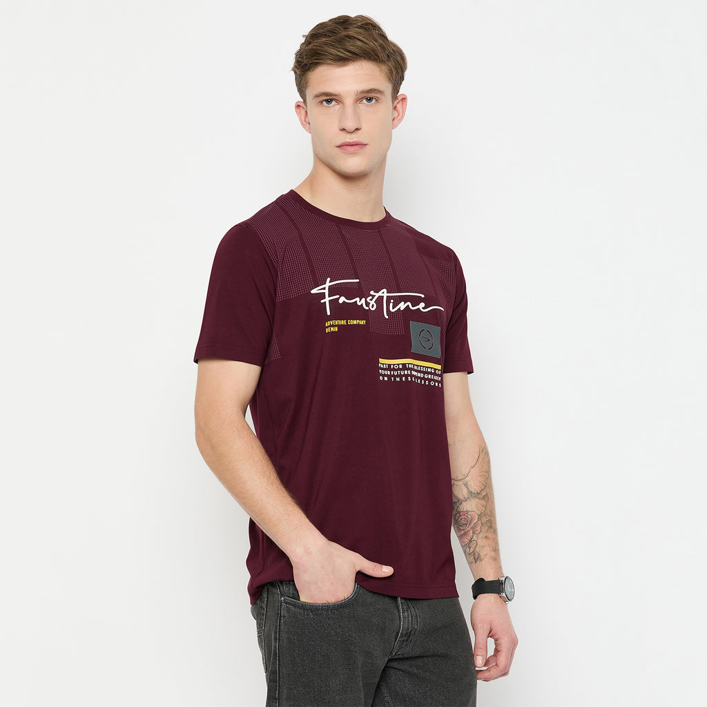 Duke Urban Men Half Sleeve Cotton Tshirt (LF7342)