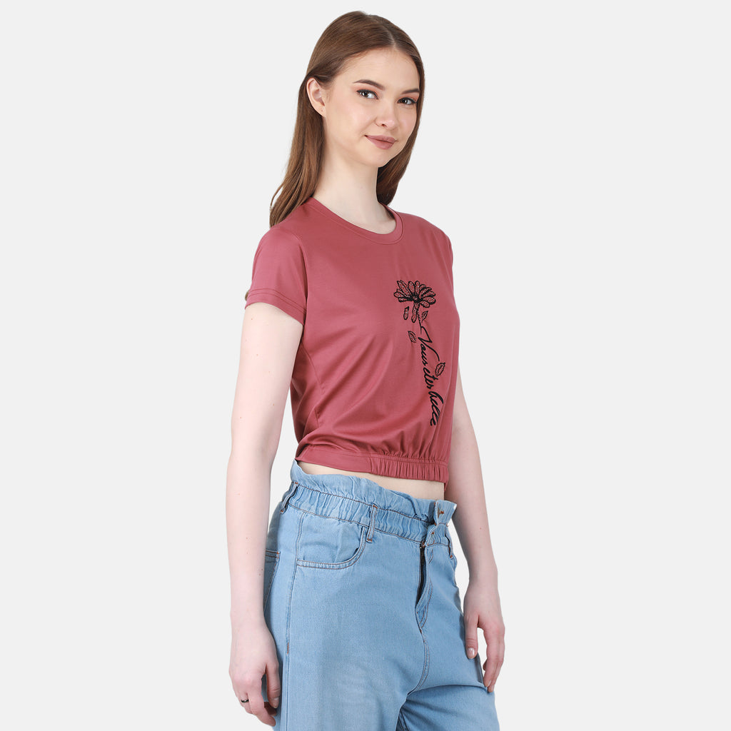 Duke Urban Women Round Neck Printed Top (LFX892)