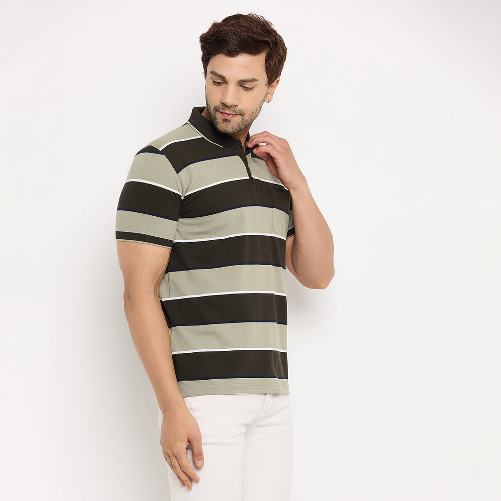 Duke Urban Men Half Sleeve Cotton T-shirt (LF7279)