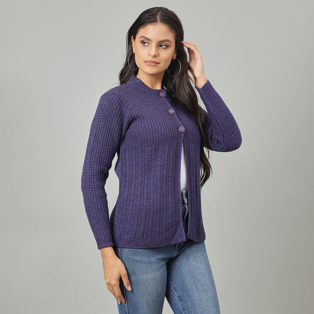 Duke Urban Women Front Open Regular Sweater (SDS1341)