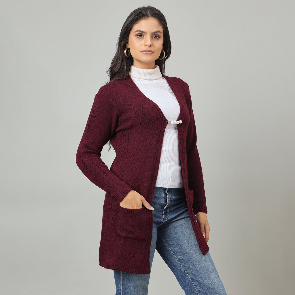Duke Urban Women Full Sleeve Regular Shrug (SDS1403)