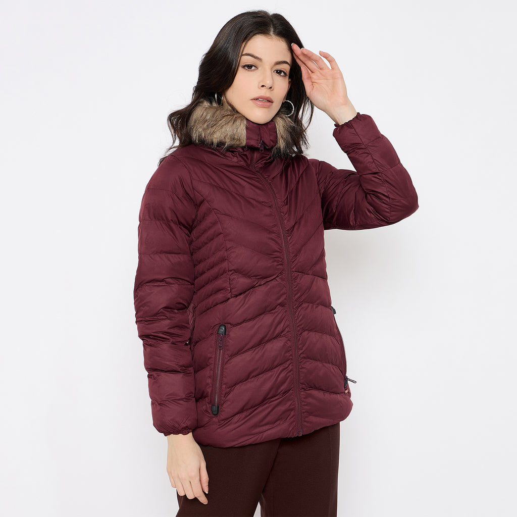 Duke Urban Women Full Sleeve Quilted Jacket (SDZ4168)