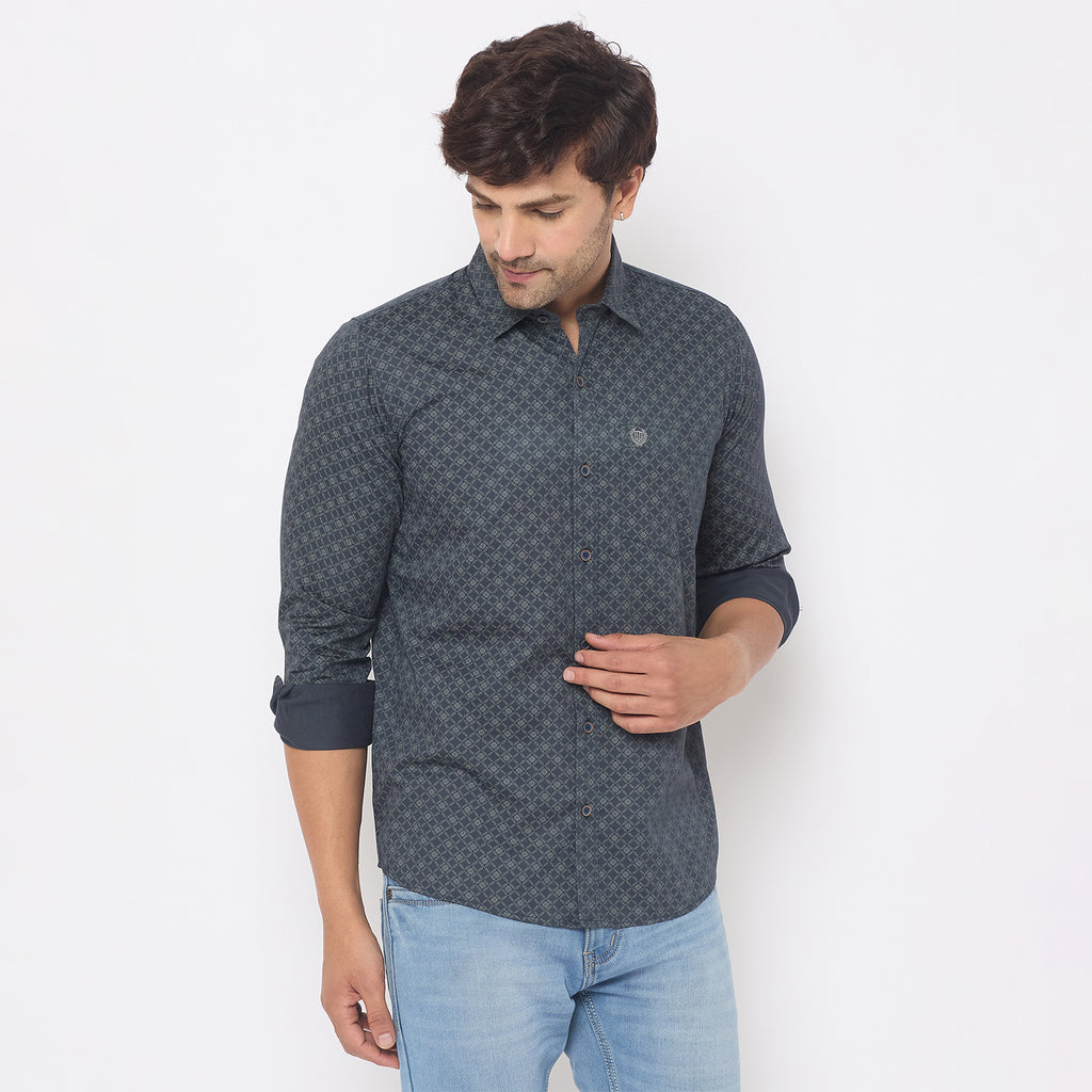 Duke Urban Men Full Sleeve Cotton Shirt (SDO6PRTS)