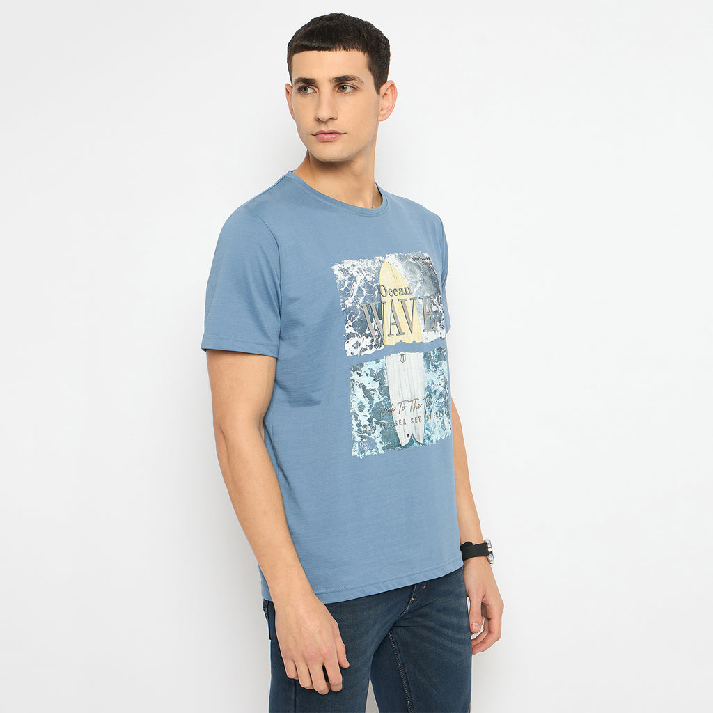 Duke Urban Men Half Sleeve Cotton Tshirt (LF7225)