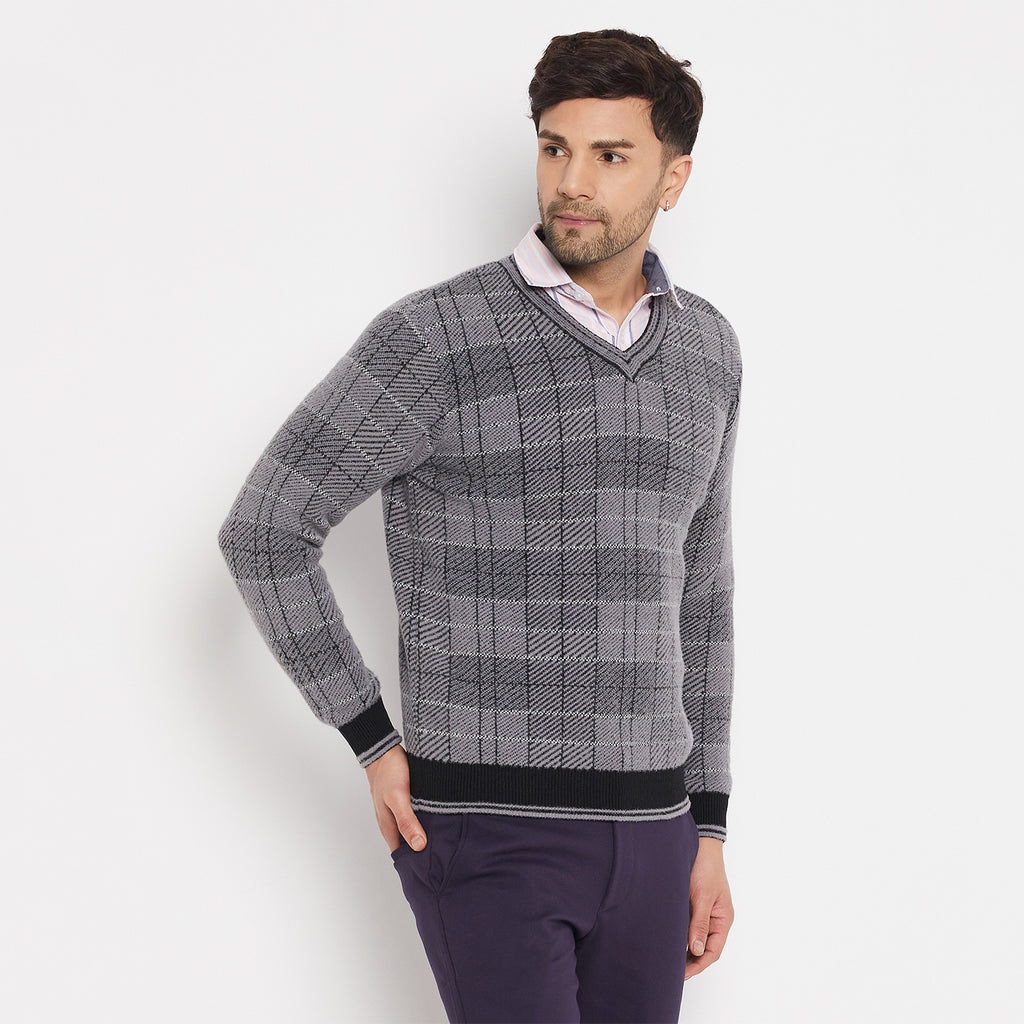 Duke Urban Men Full Sleeve V-Neck Sweater (SDS2126)