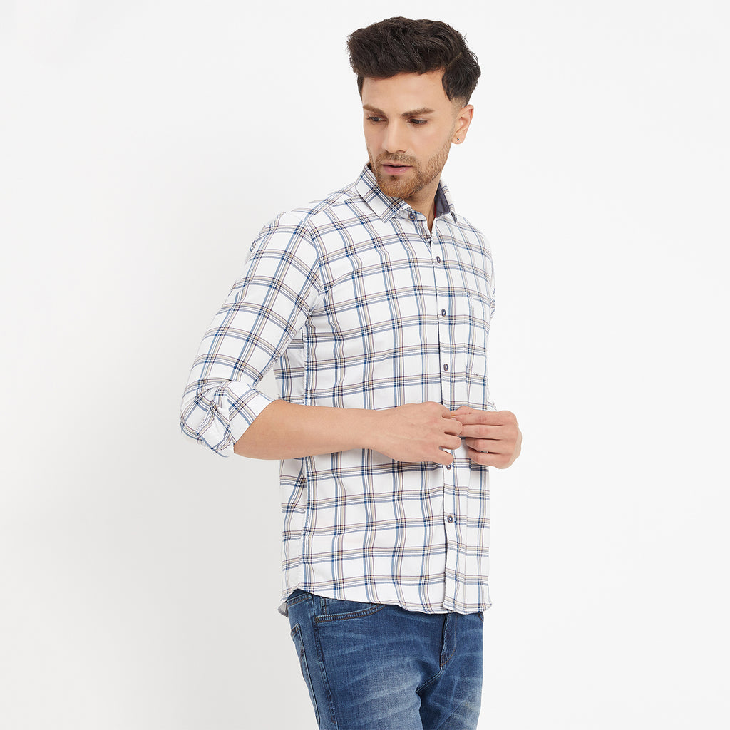 Duke Urban Men Full Sleeve Cotton Shirt (SDO8CKTU)