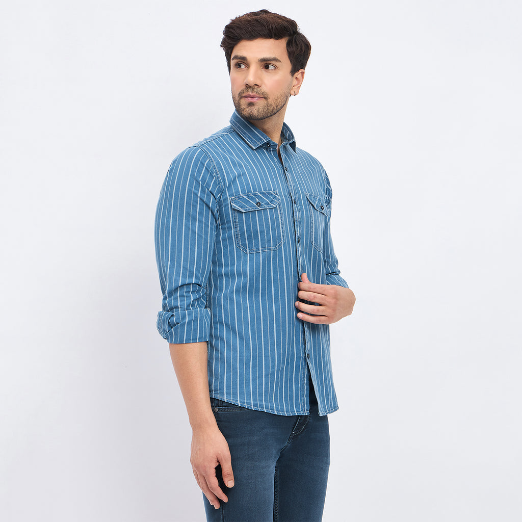 Duke Urban Men Full Sleeve Cotton Shirt (SDO9STI)