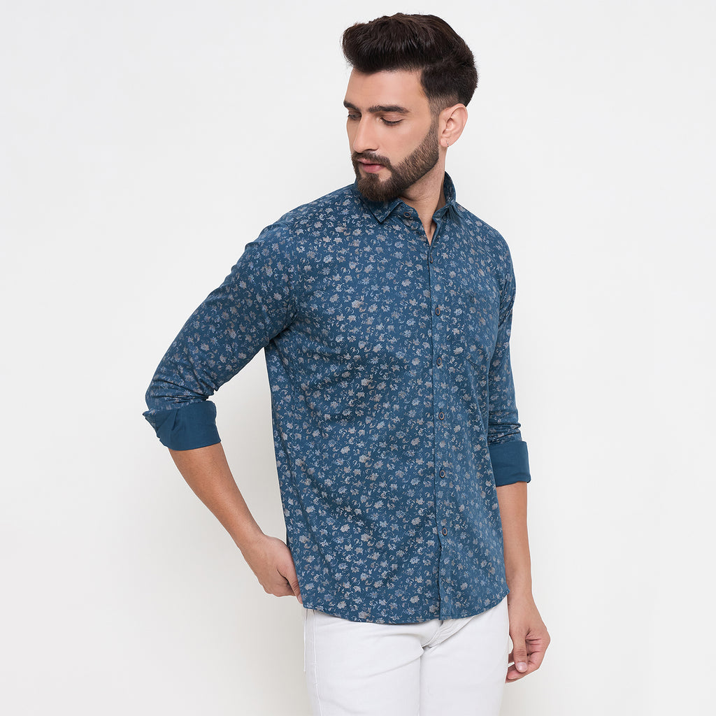 Duke Urban Men Full Sleeve Cotton Shirt (SDO8PRN)