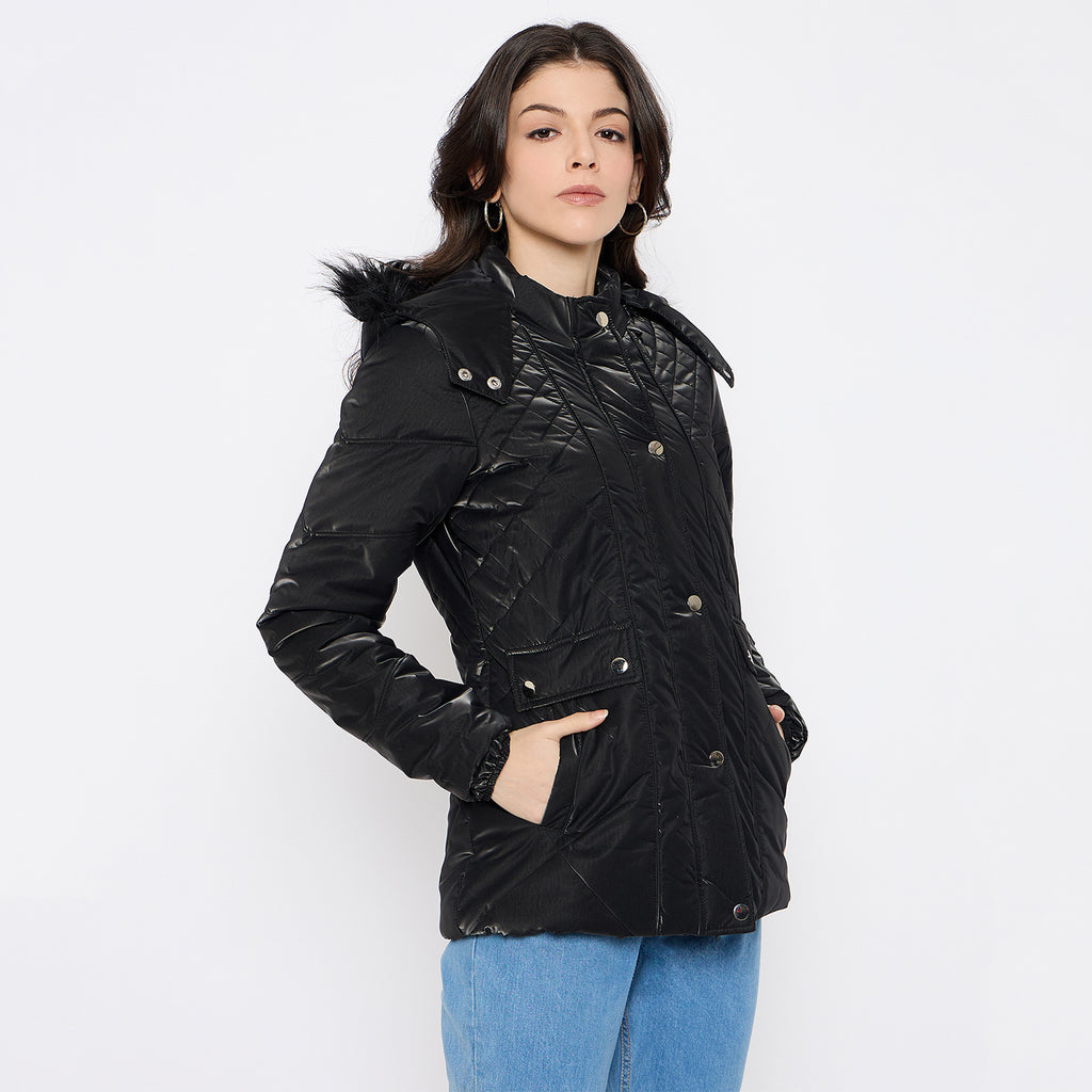 Duke Urban Women Full Sleeve Quilted Jacket (SDZ4147)