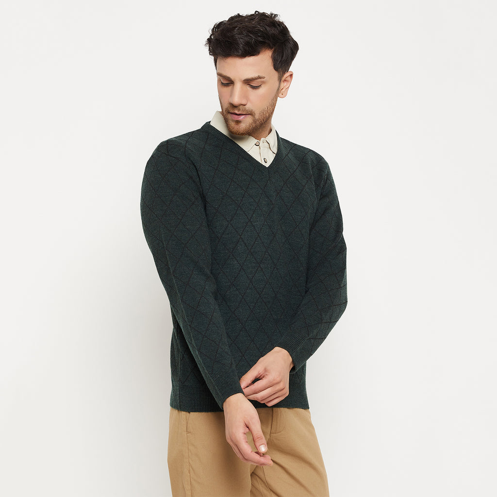 Duke Urban Men Full Sleeve V Neck Sweater (SDS2127)