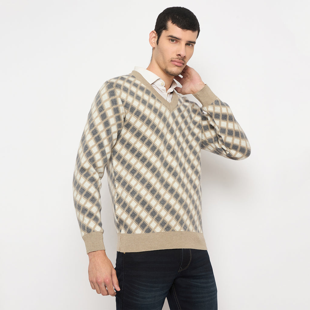 Duke Urban Men Full Sleeve V Neck Sweater (SDS2269)