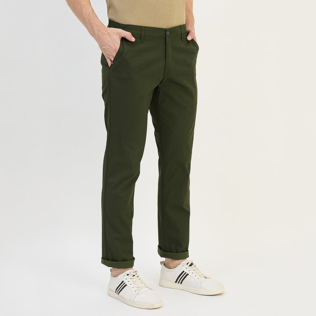 Duke Urban Men Narrowfit Flatfront Trouser (SDT4613)