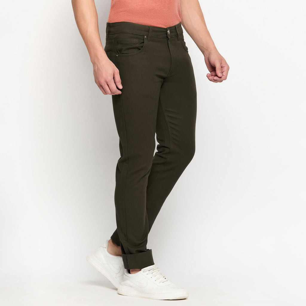 Duke Urban Men Narrow Bottom Chinos Trousers (SDT4586)