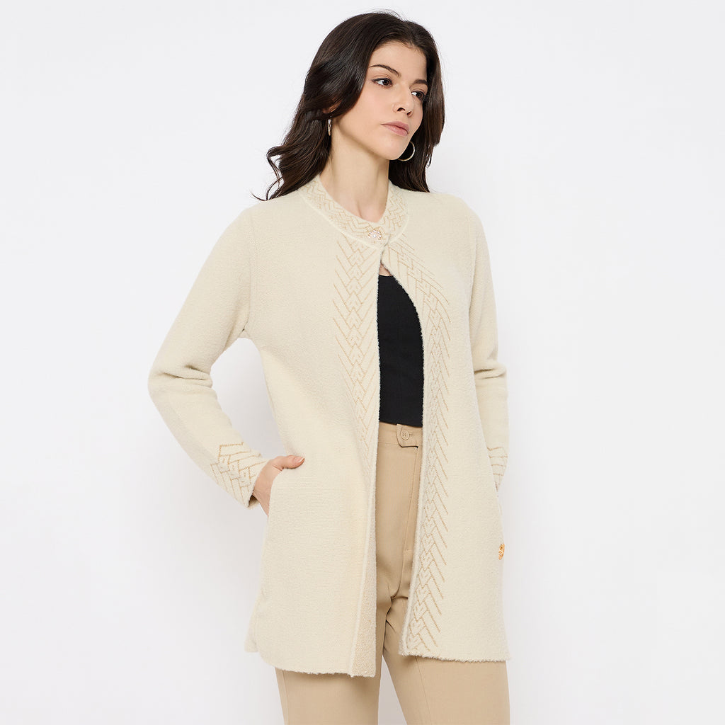 Duke Urban Women Full Sleeve Long Shrug (SDS1399)