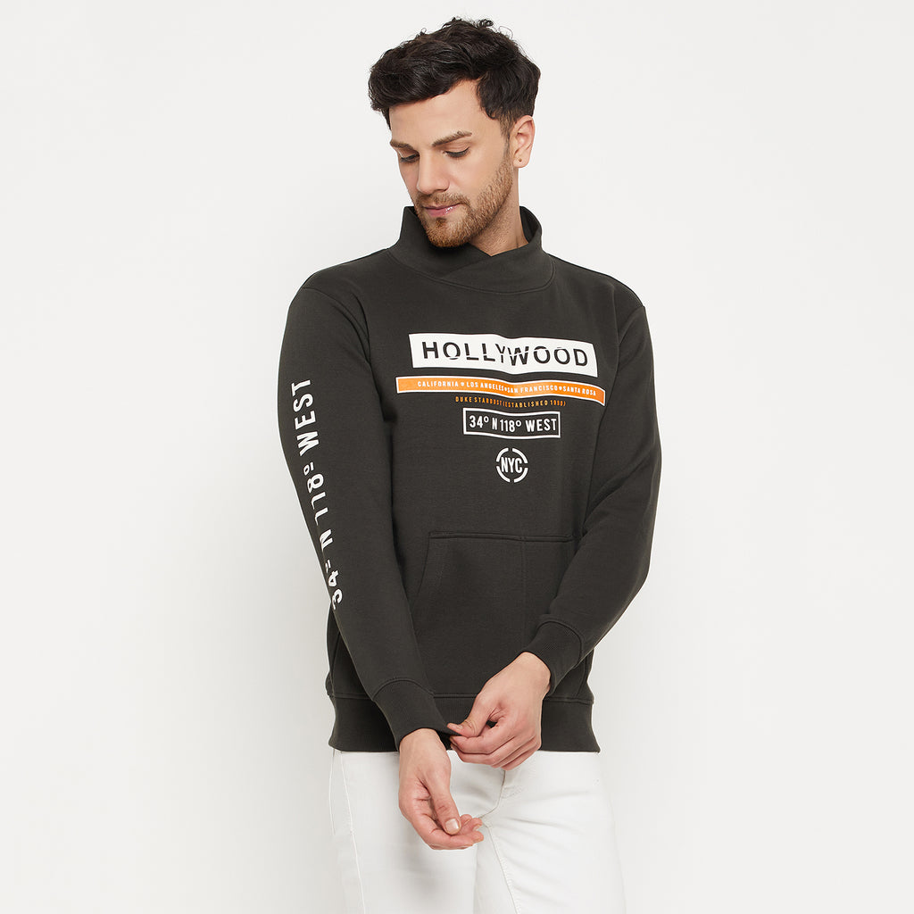 Duke Urban Men Cowl Neck Sweatshirt (LF6318)