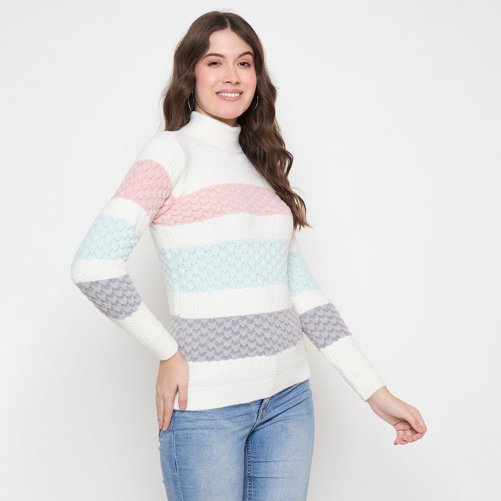 Duke Urban Women Full Sleeve High Neck Pullover (SDS1397)