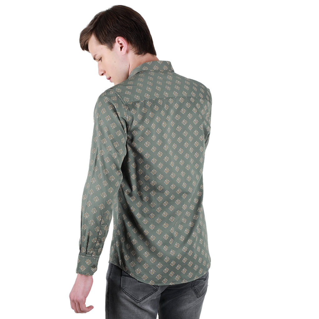 Duke Urban Men Full Sleeve Cotton Shirt (SDO3PRTB)