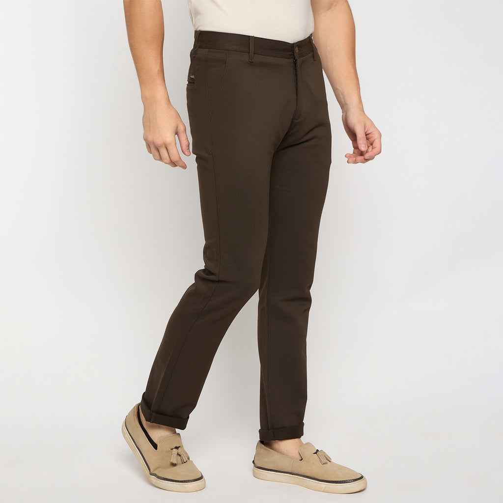 Duke Urban Men Flatfront Narrowfit Chinos Trousers (SDT4570)