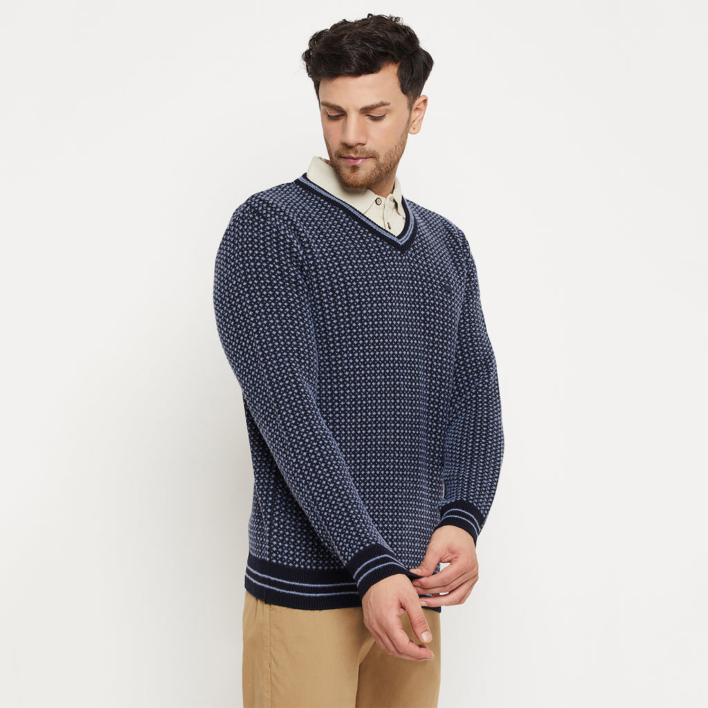 Duke Urban Men Full Sleeve V Neck Sweater (SDS2119)