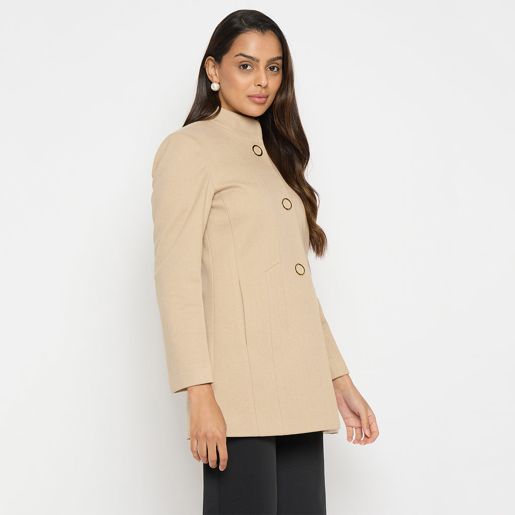 Duke Urban Women Full Sleeve Long Coat (SDZ4107)