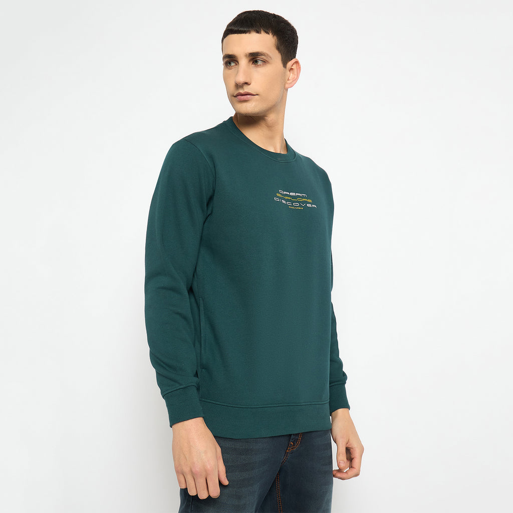 Duke Urban Men Solid Sweatshirt (LF6451)