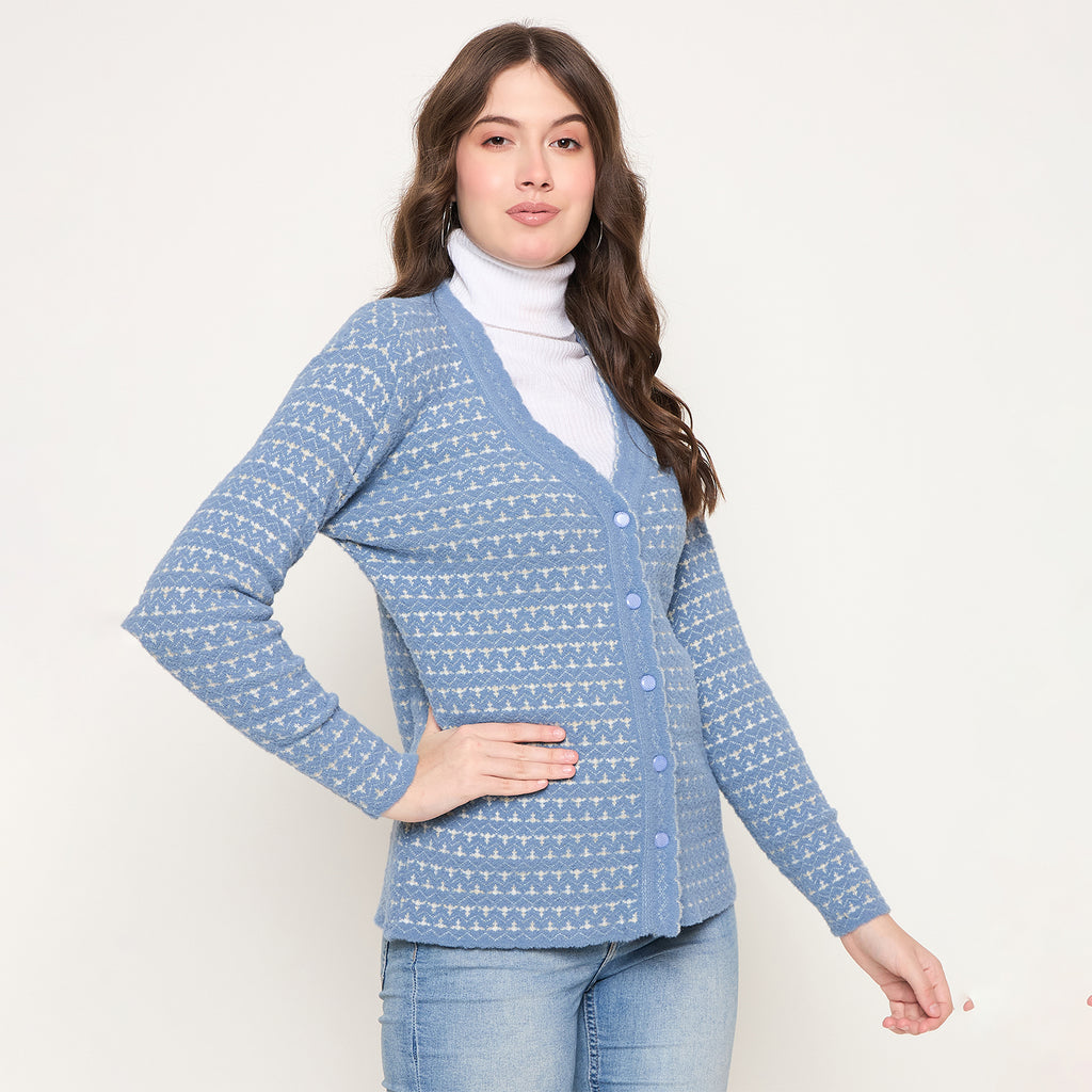 Duke Urban Women Full Sleeve Front Open Sweater (SDS1310)