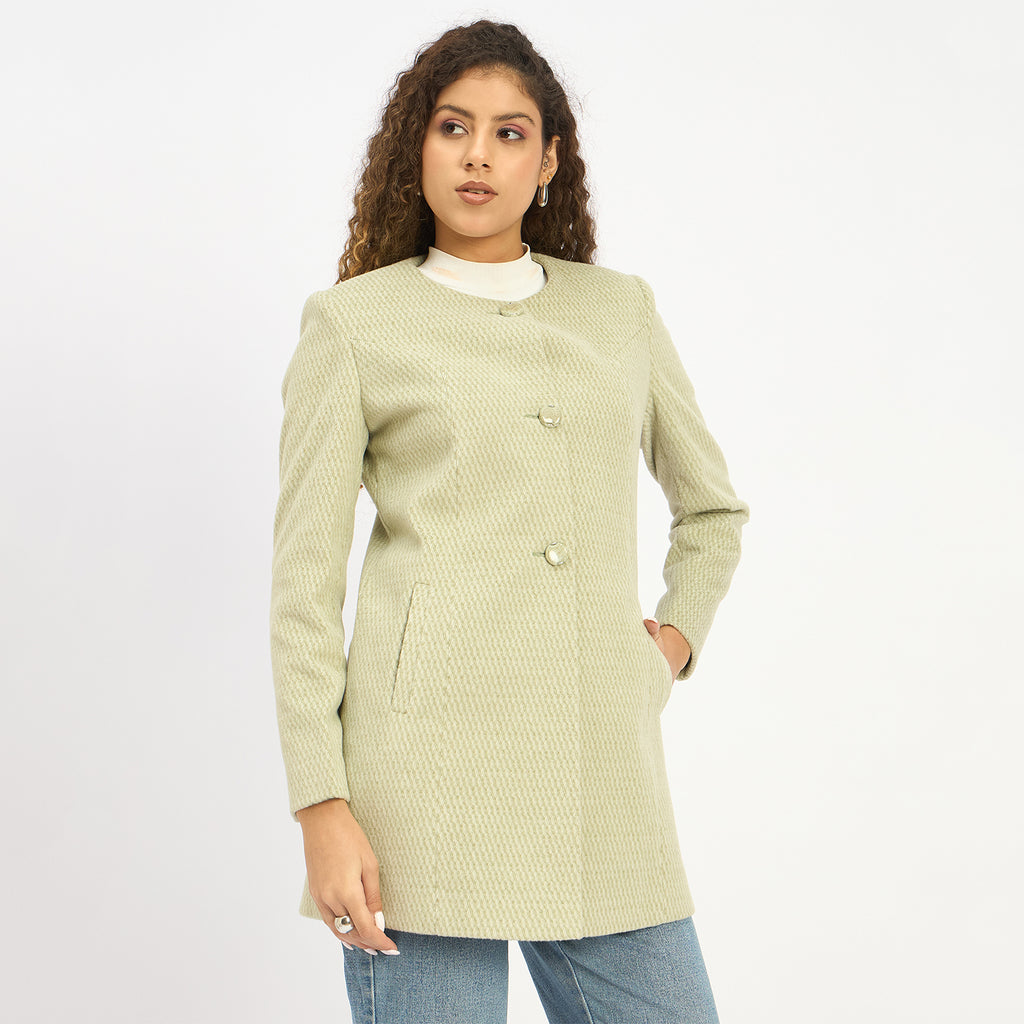 Duke Urban Women Full Sleeve Long Coat (SDZ4171C)