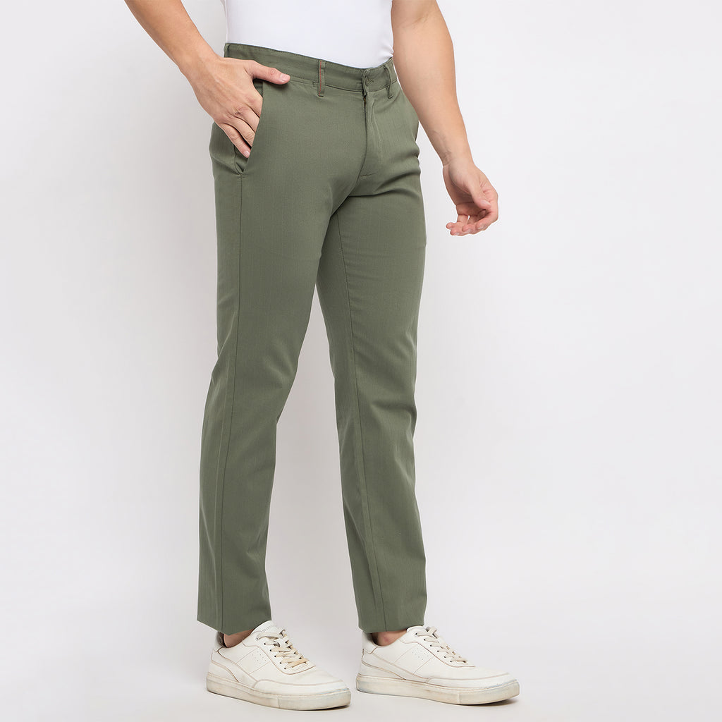 Duke Urban Men Flatfront Narrowfit Chinos Trousers (SDT4568)
